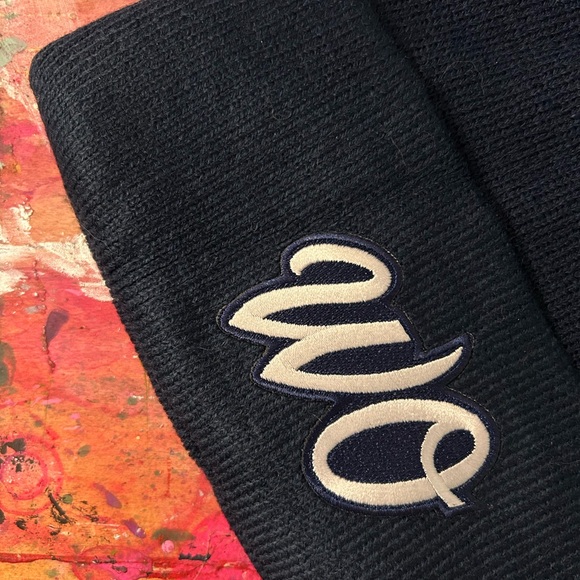 White Owl Beanie - Navy - Exclusive Bird Bucks Item! New W/O Tags - Picture 2 of 5